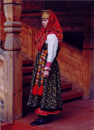 Русский народный Тоемский костюм